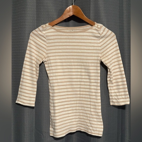 Old Navy Fitted Shirt with Quarter Sleeves - Picture 1 of 5